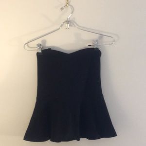 Black XS Peplum top 🌟 Express